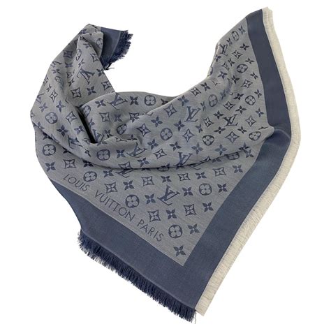 comprare scialle louis vuitton blu|sciarpa donna louis vuitton.